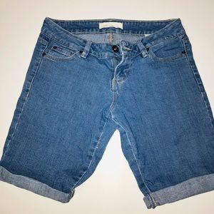Denim jean shorts